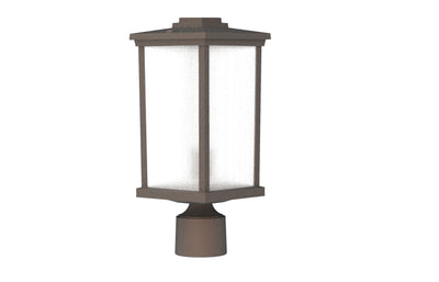 ##Antique Hardware## Resilience 1 Light Outdoor Post Mount in Bronze