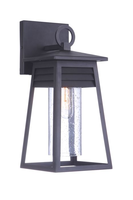 ##Antique Hardware## Becca 1 Light Small Outdoor Wall Lantern in Textured Black