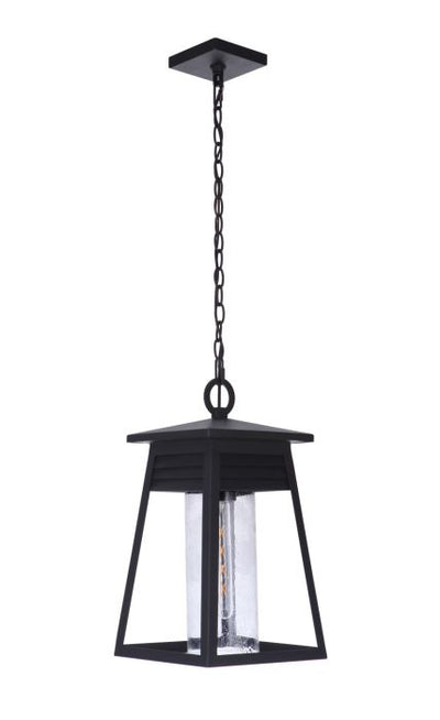 ##Antique Hardware## Becca 1 Light Large Outdoor Pendant in Textured Black