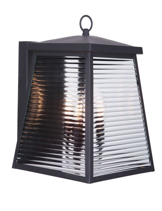 ##Antique Hardware## Armstrong 3 Light Large Outdoor Wall Lantern in Midnight