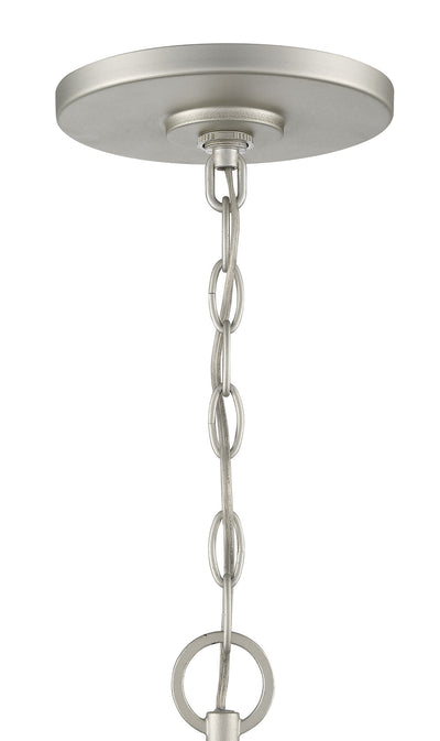 ##Antique Hardware## Encompass 1 Light Outdoor Pendant in Satin Aluminum