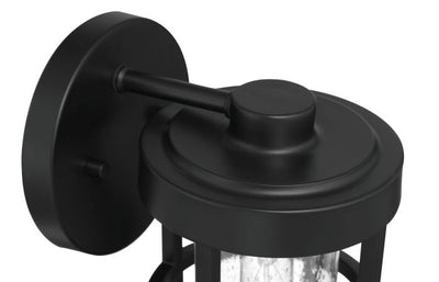 ##Antique Hardware## Encompass 1 Light Medium Outdoor Wall Lantern in Midnight