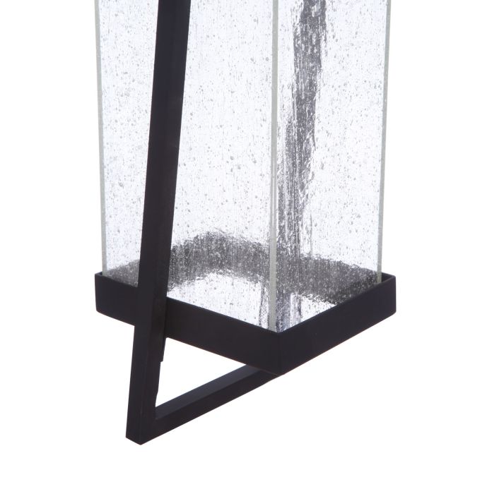 ##Antique Hardware## Bryce 1 Light Medium Outdoor LED Wall Lantern in Midnight