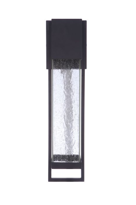 ##Antique Hardware## Bryce 1 Light Large Outdoor LED Wall Lantern in Midnight