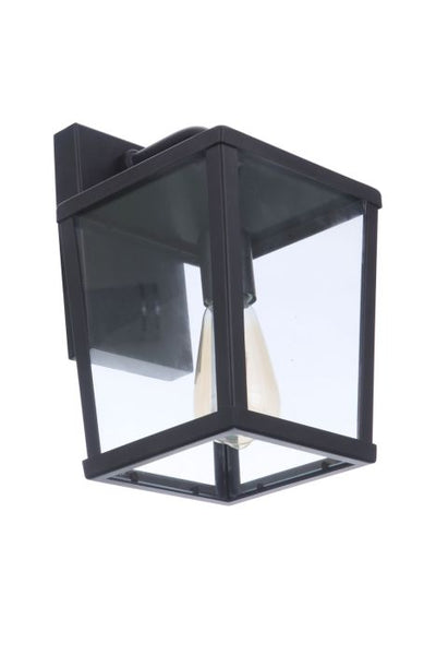 ##Antique Hardware## Olsen 1 Light Small Outdoor Wall Lantern in Midnight