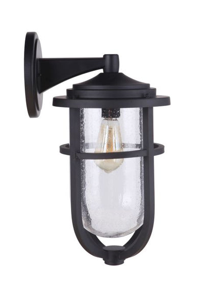 ##Antique Hardware## Voyage 1 Light Large Outdoor Wall Lantern in Midnight