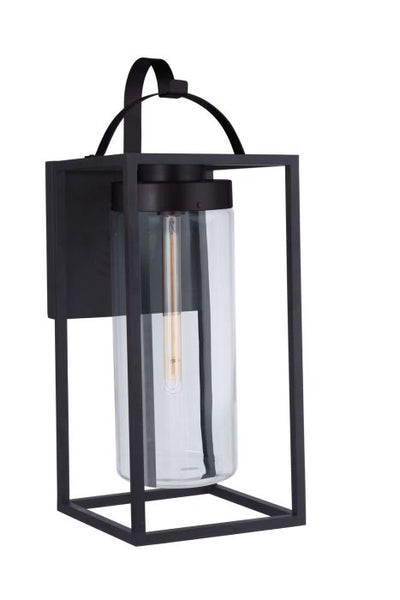 ##Antique Hardware## Neo 1 Light Extra Large Outdoor Wall Lantern in Midnight