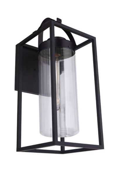 ##Antique Hardware## Neo 1 Light Extra Large Outdoor Wall Lantern in Midnight