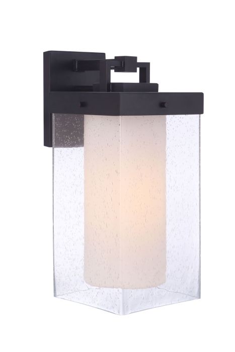 ##Antique Hardware## Hayner 1 Light Small Outdoor Wall Lantern in Midnight