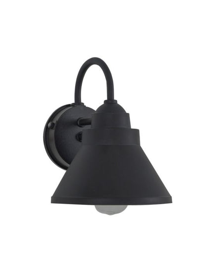 ##Antique Hardware## Resilience 1 Light Outdoor Lantern with Motion Sensor in Textured Black