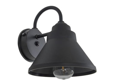 ##Antique Hardware## Resilience 1 Light Outdoor Lantern with Motion Sensor in Textured Black