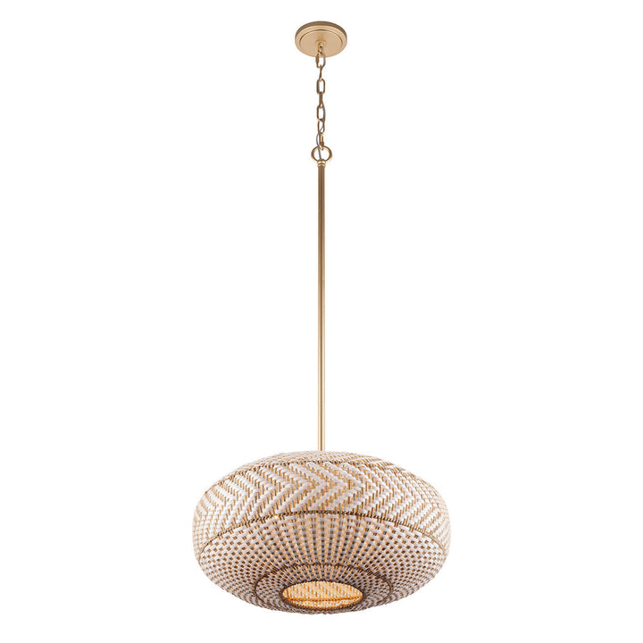 ##Antique Hardware## Zanzibar 4 Light Soft Gold Pendant