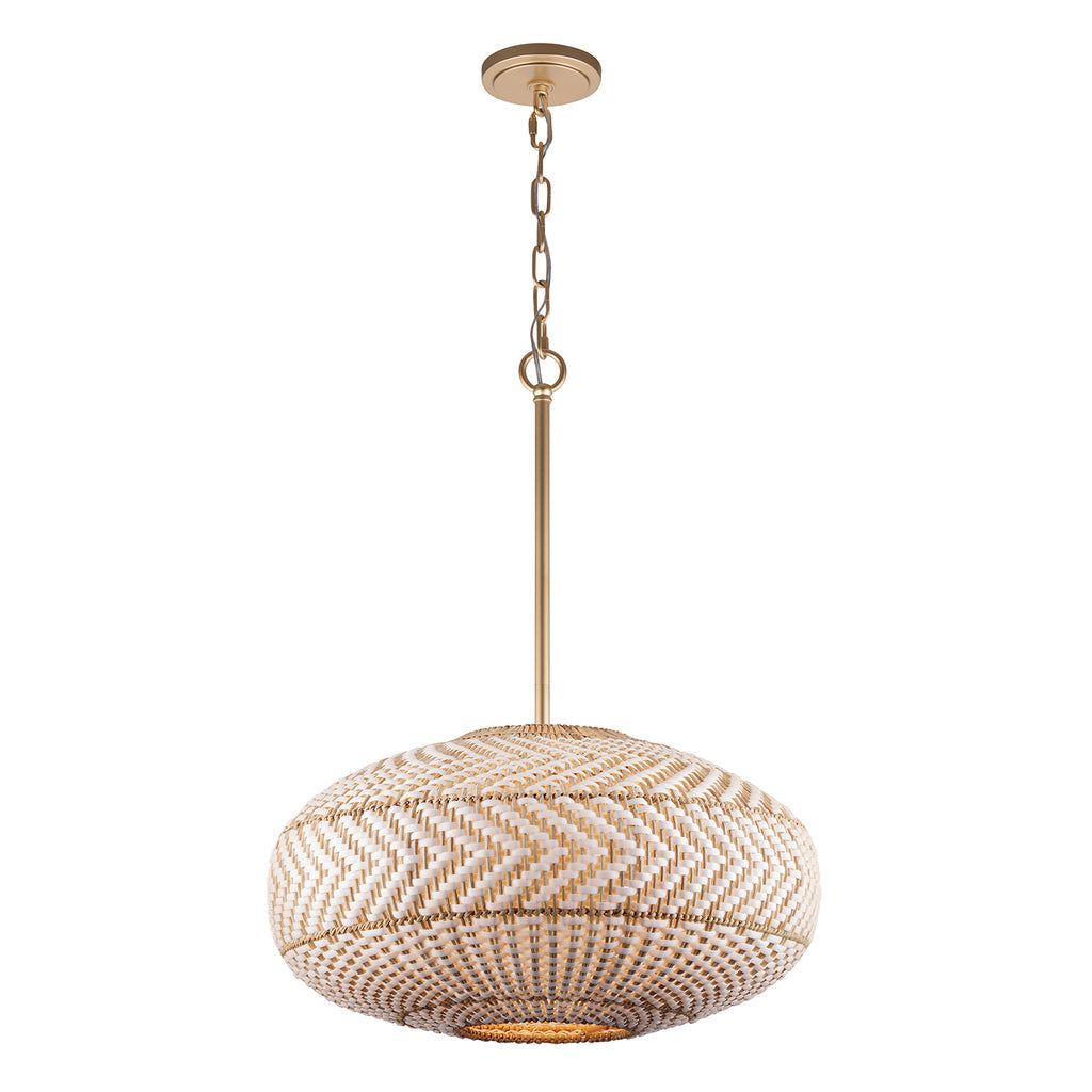 ##Antique Hardware## Zanzibar 4 Light Soft Gold Pendant
