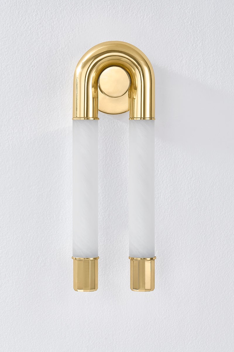 ##Antique Hardware## Zeme Wall Sconce