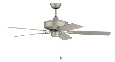 Antique Hardware 52" Outdoor Pro Plus 52 in Painted Nickel w/ Painted Nickel Blades Ceiling Fan