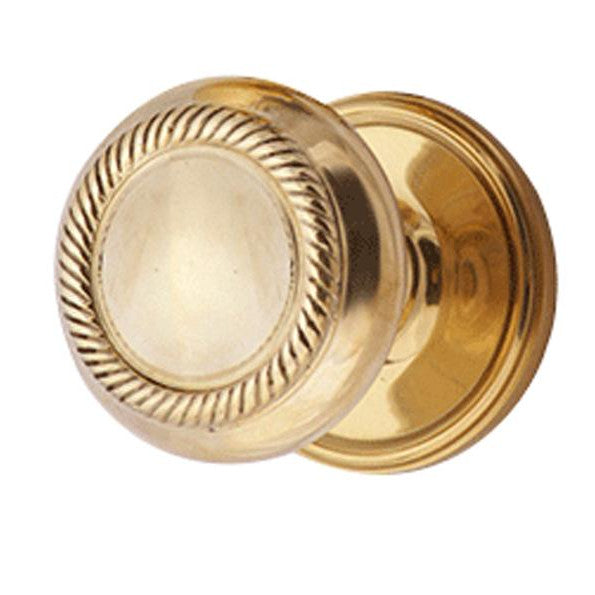 ##Antique Hardware## Traditional Rosette Door Set with Georgian Roped Door Knobs (Several Finishes Available)