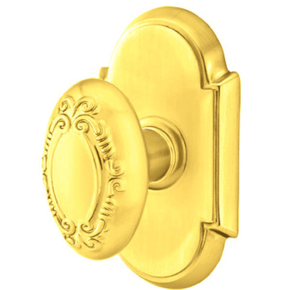 ##Antique Hardware## Solid Brass Victoria Door Knob Set With # 8 Rosette (Several Finish Options)