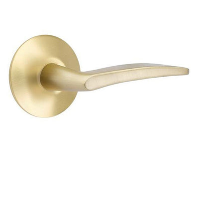 Antique Hardware Emtek Solid Brass Poseidon Lever With Modern Rosette (Several Finish Options) EMTEK LEVER DOOR KNOB