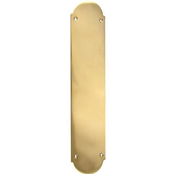 12 Inch Traditional Style Door Push Plate