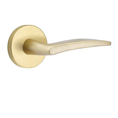 Antique Hardware Emtek Solid Brass Poseidon Lever With Disk Rosette (Several Finish Options) EMTEK LEVER DOOR KNOB