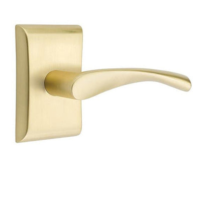 Antique Hardware Emtek Solid Brass Triton Lever With Neos Rosette (Several Finish Options) EMTEK LEVER DOOR KNOB