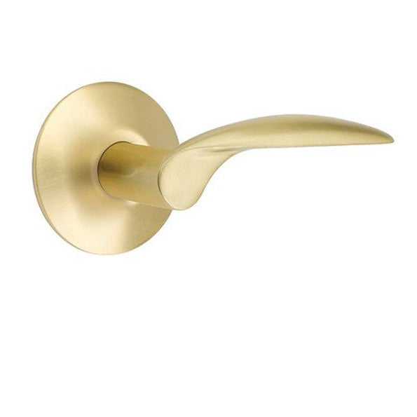 Antique Hardware Emtek Solid Brass Mercury Lever With Modern Rosette (Several Finish Options) EMTEK LEVER DOOR KNOB