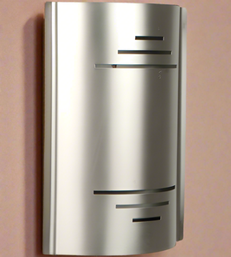 ##Antique Hardware## Contemporary Design Chime in Brushed Nickel