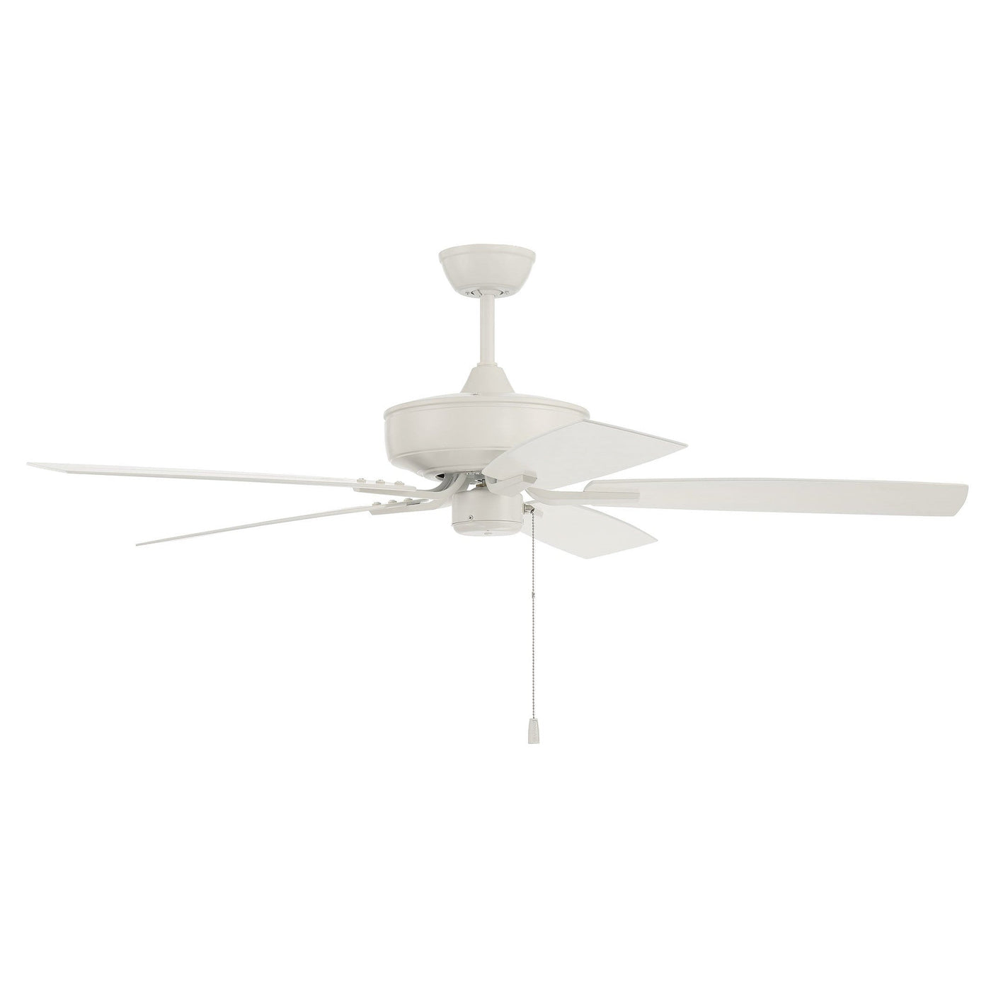 Antique Hardware 52" Outdoor Pro Plus 52 in White w/ Matte White Blades Ceiling Fan