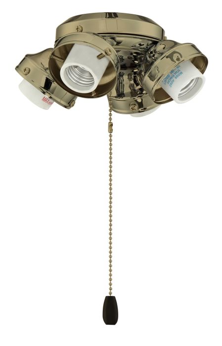 ##Antique Hardware## Universal 4 Light Fitter in Satin Brass