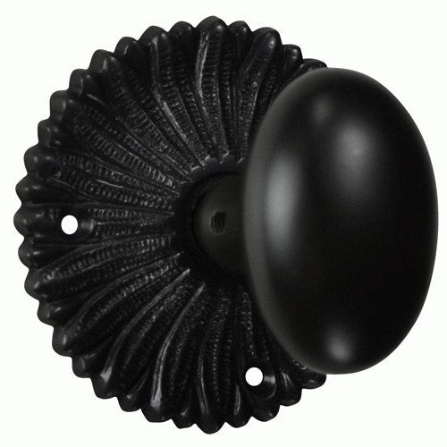 French Provincial Rosette Door Set with Egg Door Knobs (Several Finishes Available)