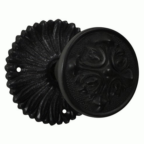 French Provincial Rosette Door Set with Romanesque Door Knobs (Several Finishes Available)