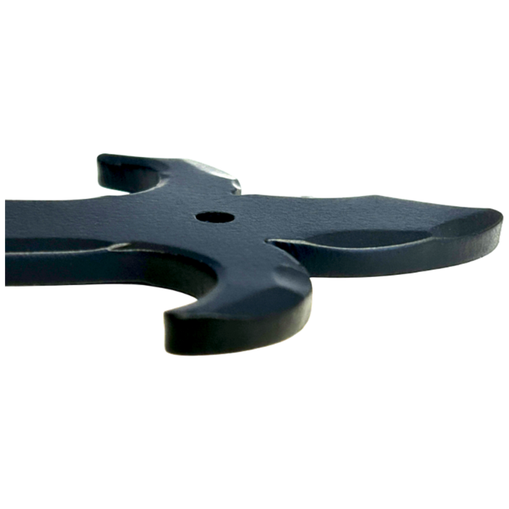 20 Inch Iron Art Fleur De Lis Dummy Strap