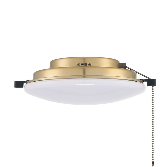 ##Antique Hardware## 1 Light Universal LED Light Kit in Satin Brass