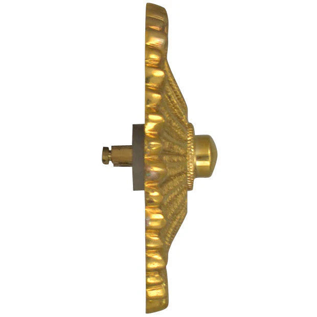 Provincial Style Door Bell Push Button (Polished Brass Finish)