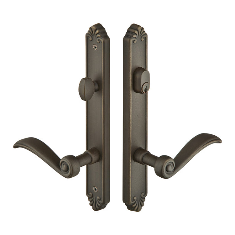 Solid Brass Tuscany Keyed Style Multi Point Lock Trim