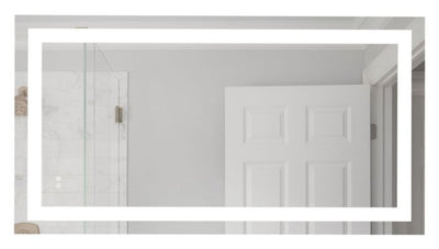 ##Antique Hardware## 60" x 32" x 1.8" Rectangle LED Mirror, defogger & dimmer, 3000K/4000K/5000K