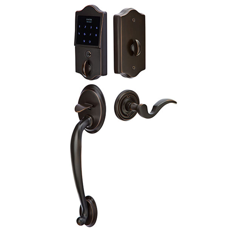 Emtek EMTouch Classic Style Electronic Keypad Entry Set with Lever in Oil Rubbed Bronze Finish