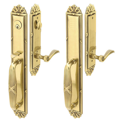 Solid Brass Imperial Style Double Door Entryway Set