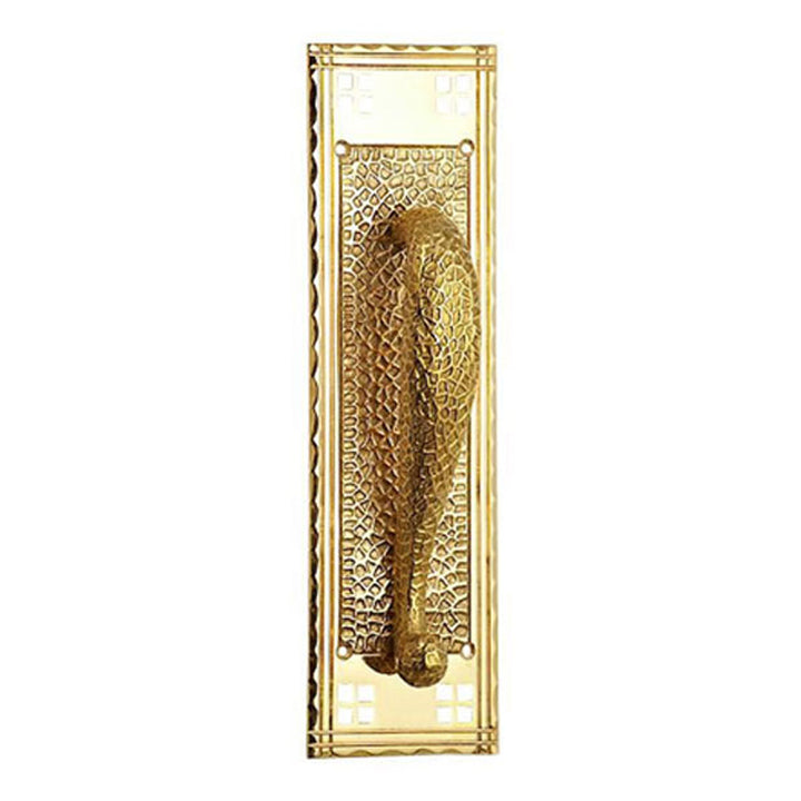 Antique Hardware 12 Inch Craftsman Style Door Pull & Plate ANTIQUE DOOR PULLS