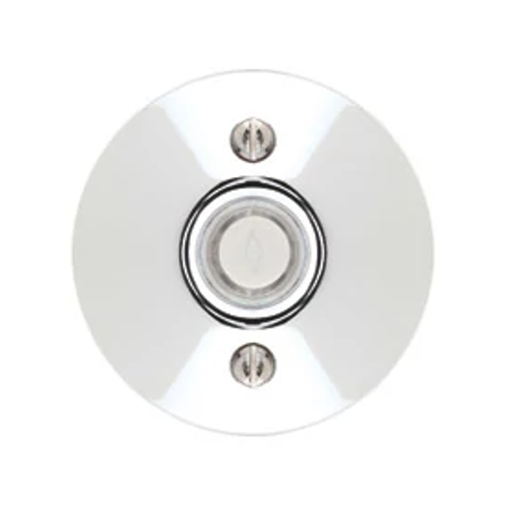 ##Antique Hardware## Emtek 2457 Doorbell Button With Modern Rosette