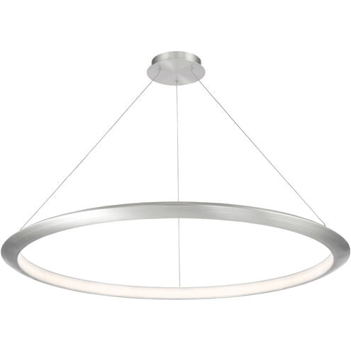 ##Antique Hardware## The Ring LED 48 inch Chandelier Ceiling Light in 2700K 48in Brushed Aluminum