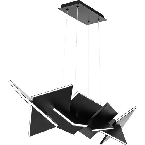 ##Antique Hardware## Konstruct LED 11 inch Black Chandelier Ceiling Light