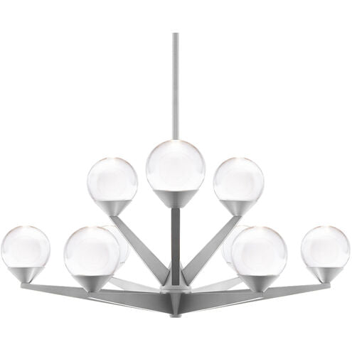 ##Antique Hardware## Double Bubble Chandelier Ceiling Light 9 Light 24 inch Black