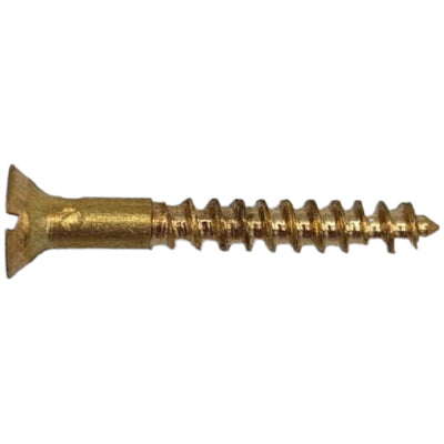 7/8 Inch Solid Brass Wood Screw