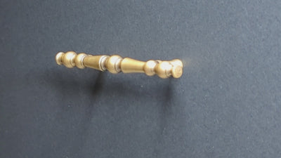 5 Inch Overall (3 Inch c-c) Solid Brass Victorian Pull