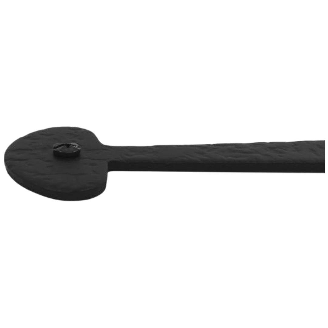 21-1/4 Inch Rough Iron Bean Strap Hinge