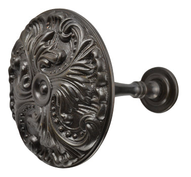 ##Antique Hardware## Open Box Sale Item Solid Brass Baroque Curtain Tie Back (Black Bronze Finish)