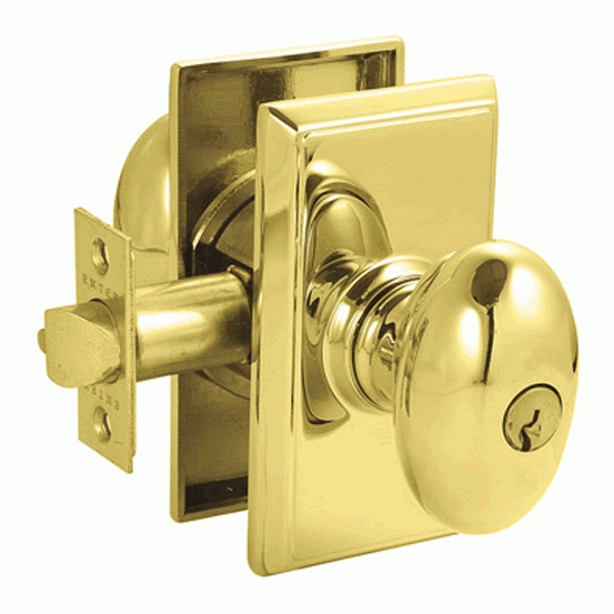 Antique Hardware Emtek Solid Brass Luzern Key In Door Lever with Square Rosette EMTEK DOOR KNOB