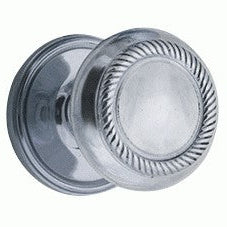 Traditional Rosette Door Set with Georgian Roped Door Knobs (Several Finishes Available)