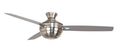 Antique Hardware 52" Targas in Brushed Polished Nickel w/ Brushed Nickel Blades Ceiling Fan